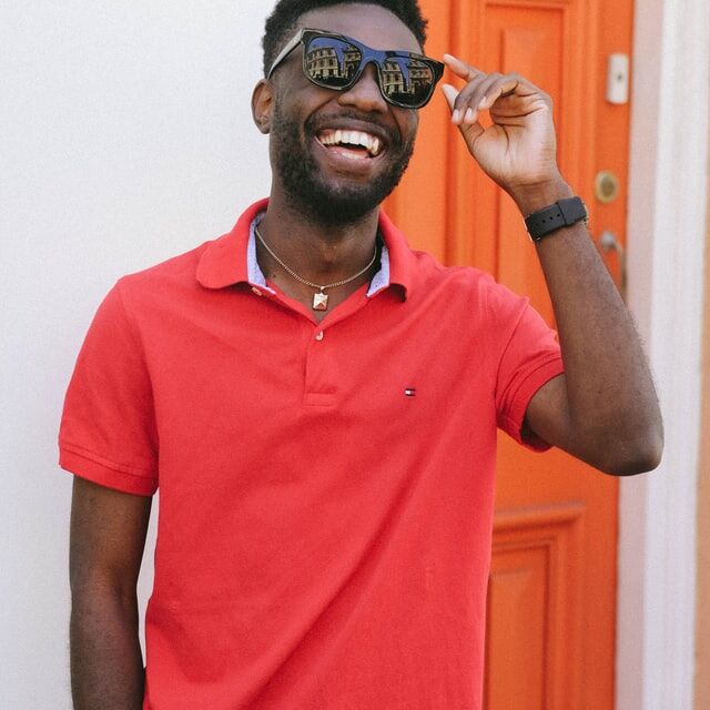 Portrait Aufnahme von John